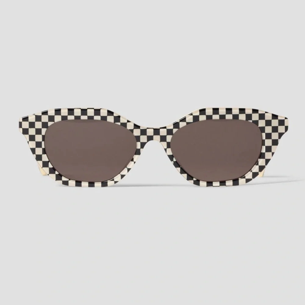 Palm Springs Checkered Sunglasses - Picture 1 of 4